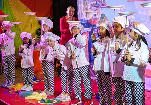 Beim Zirkus Pompitz waren die Kleinen große Stars
